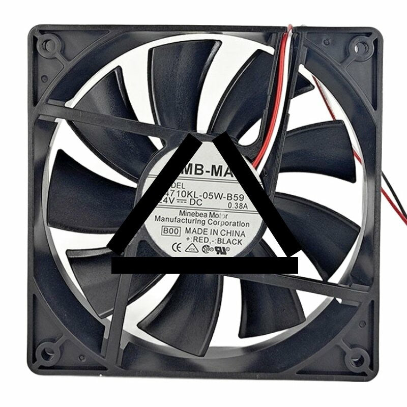 NMB-MAT 4710KL-05W-B59 DC 24V 0.38A 12025 Axial Cooling Fan