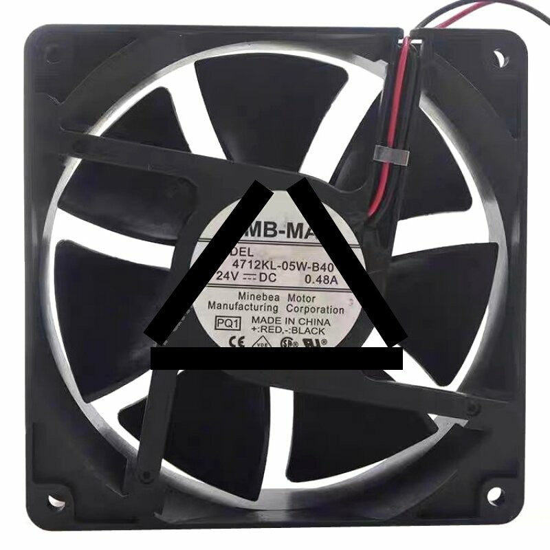 NMB-MAT 4712KL-05W-B40 DC 24V 0.48A 2 Wires / 3 Wires Axial Cooling Fan