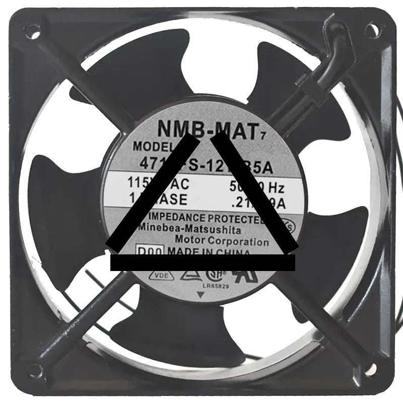 NMB-MAT 4715FS-12T-B5A 115V 0.21/0.19A Impedance Protected 1 PHASE Cooling Fan