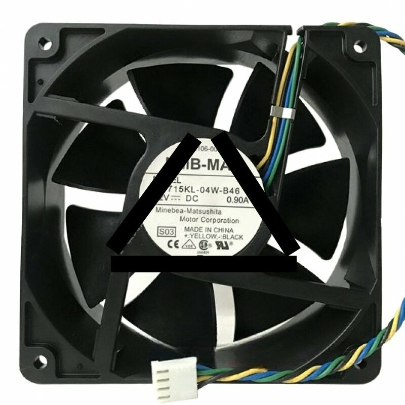 NMB-MAT 4715KL-04W-B46 DC 12V 0.90A 2 Wires / 3 Wires / 4 Wires Axial Cooling Fan