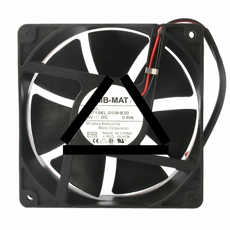NMB-MAT 4715KL-05W-B30 DC 24V 0.40A 2 Wires Axial Cooling Fan