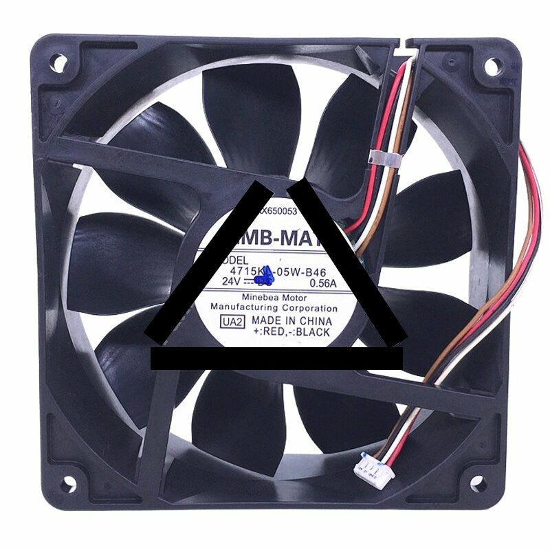 NMB-MAT 4715KL-05W-B46 DC 24V 0.56A 12038 Axial Cooling Fan