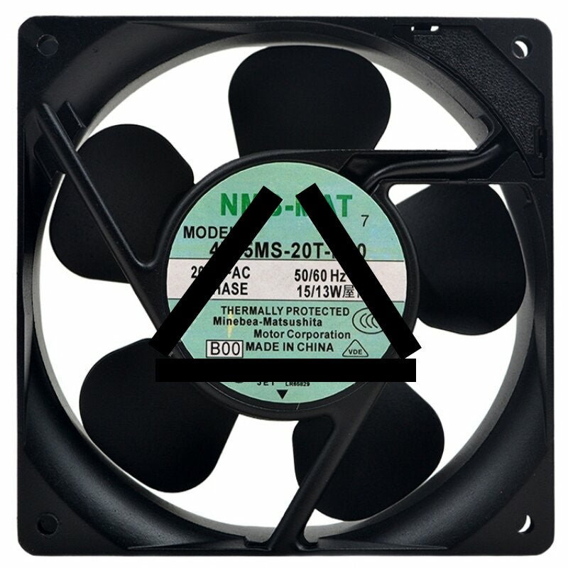 NMB-MAT 4715MS-20T-B50 AC 200V 15/13W Thermally Protected Axial Cooling Fan