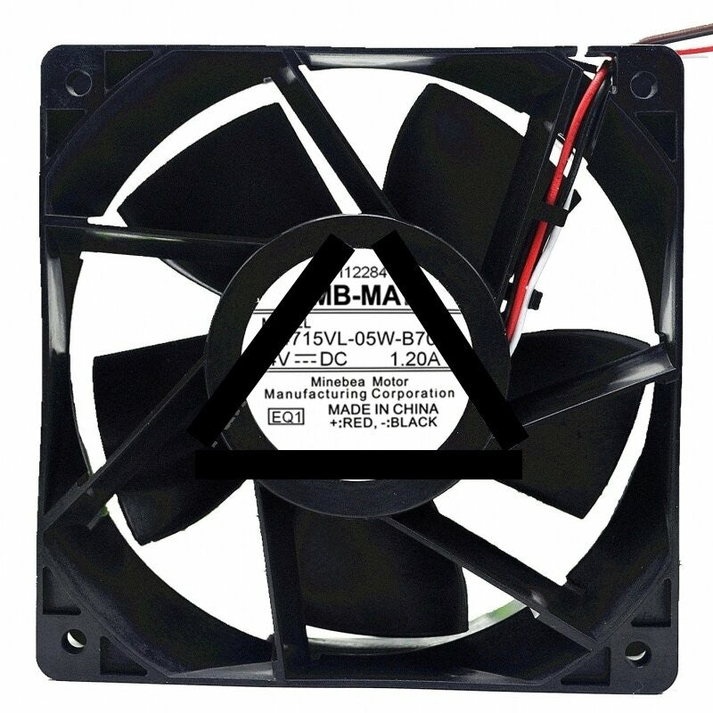NMB-MAT 4715VL-05W-B70 DC 24V 1.20A 2 Wires / 3 Wires / 4 Wires Axial Cooling Fan