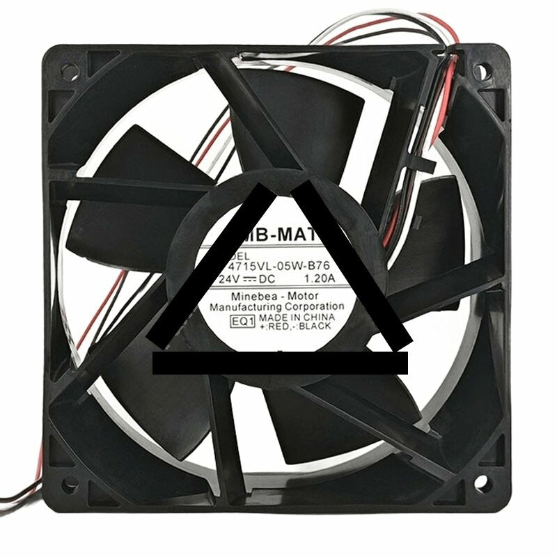NMB-MAT 4715VL-05W-B76 DC 24V 1.20A 12038 Axial Cooling Fan