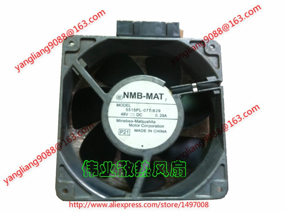 NMB-MAT 5515PL-07T-B29, P21 DC 48V 0.29A, 140x140x38mm Server Square fan