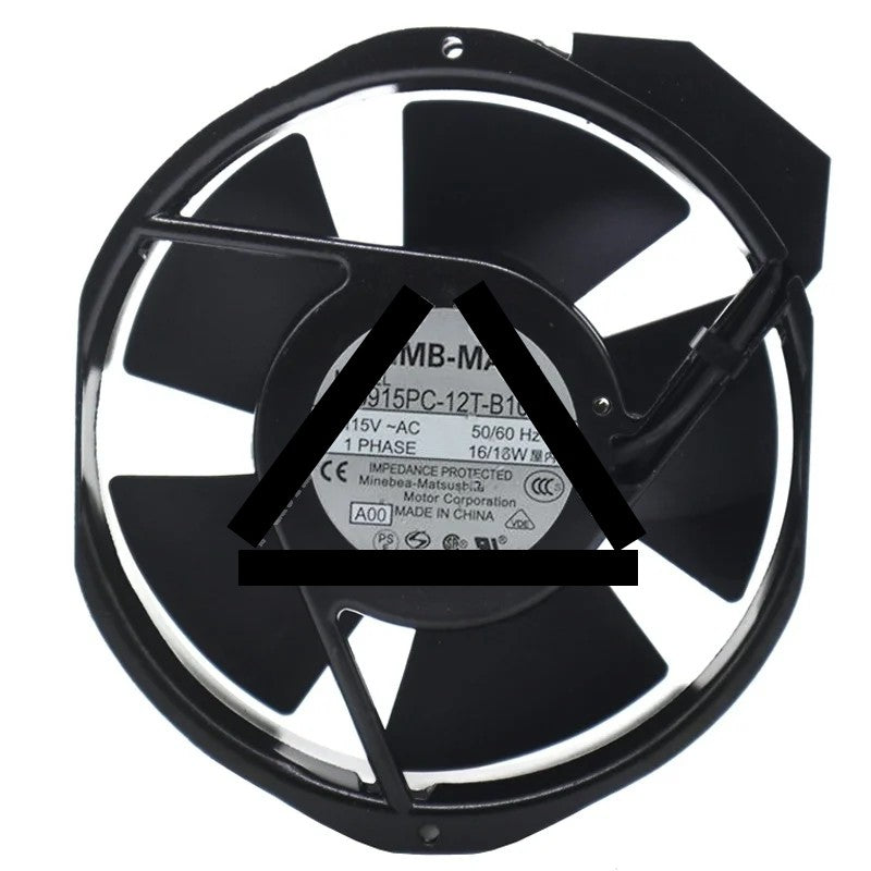 NMB-MAT 5915PC-12T-B10 115V 16/18W Impedance Protected Fan