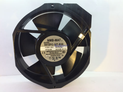 NMB-MAT 5915PC-12T-B30-A00 Fan 115V 50/60Hz 35/32W 5915PC-12T-B30 NEW