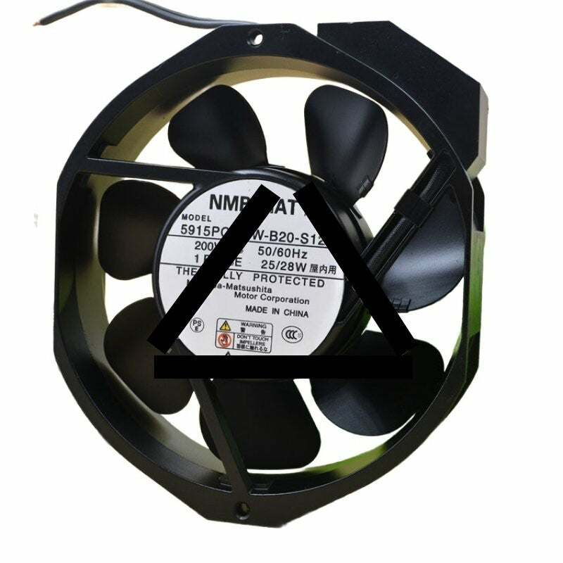 NMB-MAT 5915PC-20W-B20-S12 AC 200V 25/28W Axial Cooling Fan