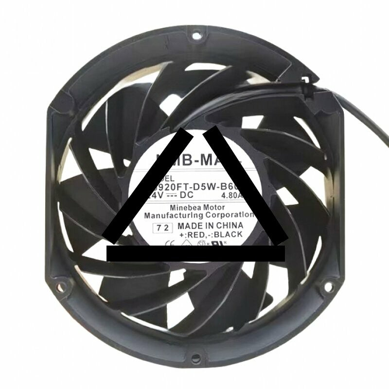 NMB-MAT 5920FT-D5W-B60 DC 24V 4.80A 2 Wires / 3 Wires / 4 Wires Axial Cooling Fan