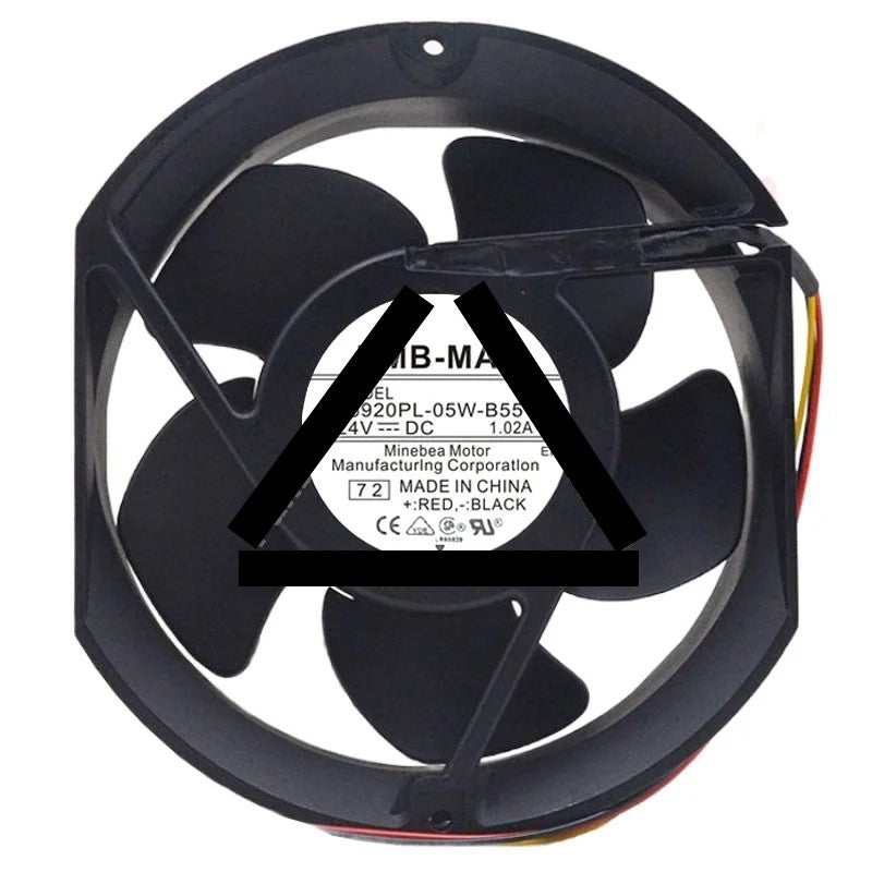 NMB-MAT 5920PL-05W-B55 24V 1.02A 4 Wires Axial Cooling Fan
