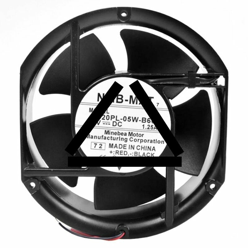 NMB-MAT 5920PL-05W-B60 DC 24V 1.25A 2 Wires Axial Cooling Fan