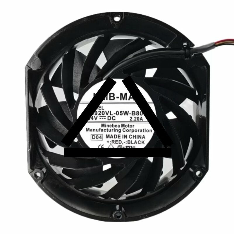 NMB-MAT 5920VL-05W-B80 DC 24V 2.20A 2 Wires / 3 Wires / 4 Wires Axial Cooling Fan