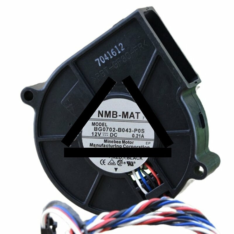 NMB-MAT BG0702-B043-P0S DC 12V 0.21A 2 / 3 / 4 Wires Blower Cooling Fan