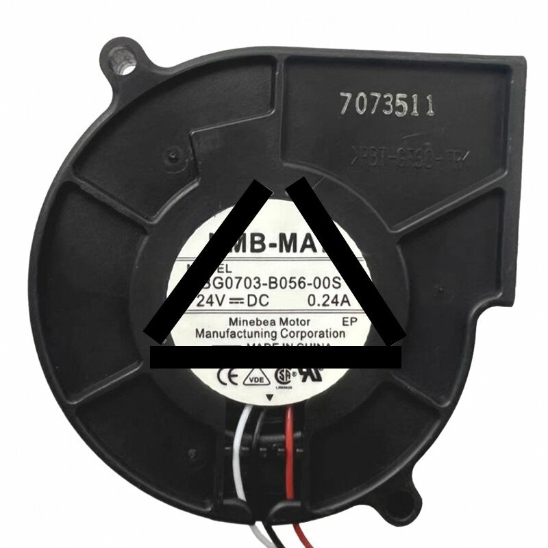 NMB-MAT BG0703-B056-00S DC 24V 0.24A 3 Wires Blower Cooling Fan
