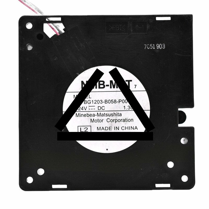 NMB-MAT BG1203-B058-P00 DC 24V 1.30A 2 Wires / 3 Wires Blower Cooling Fan