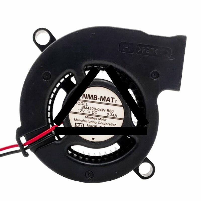 NMB-MAT BM4520-04W-B60 DC 12V 0.34A 4520 Blower Cooling Fan
