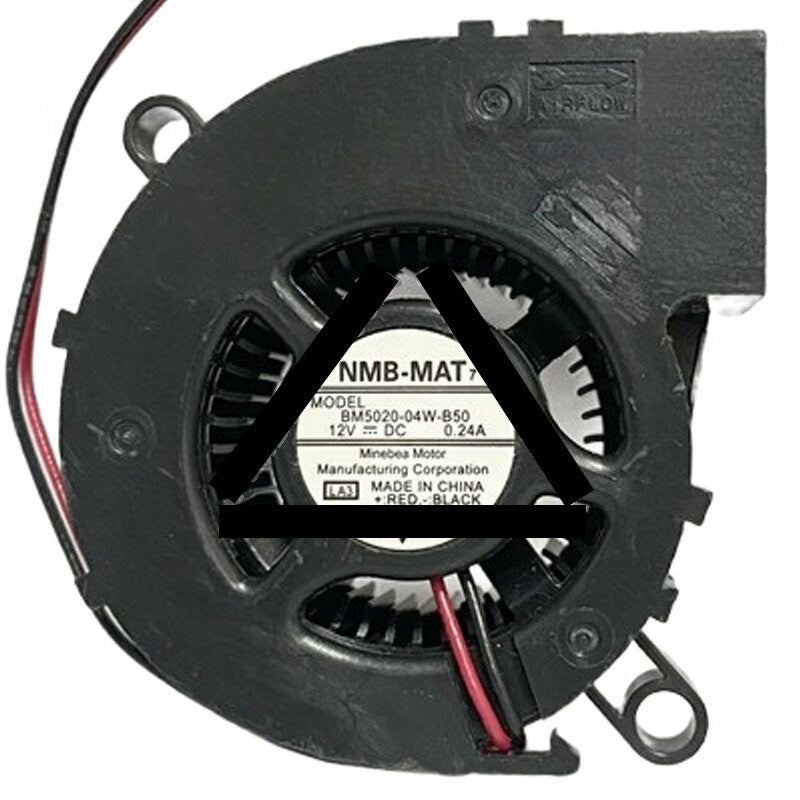 NMB-MAT BM5020-04W-B50 DC 12V 0.24A 2 Wires Blower Cooling Fan