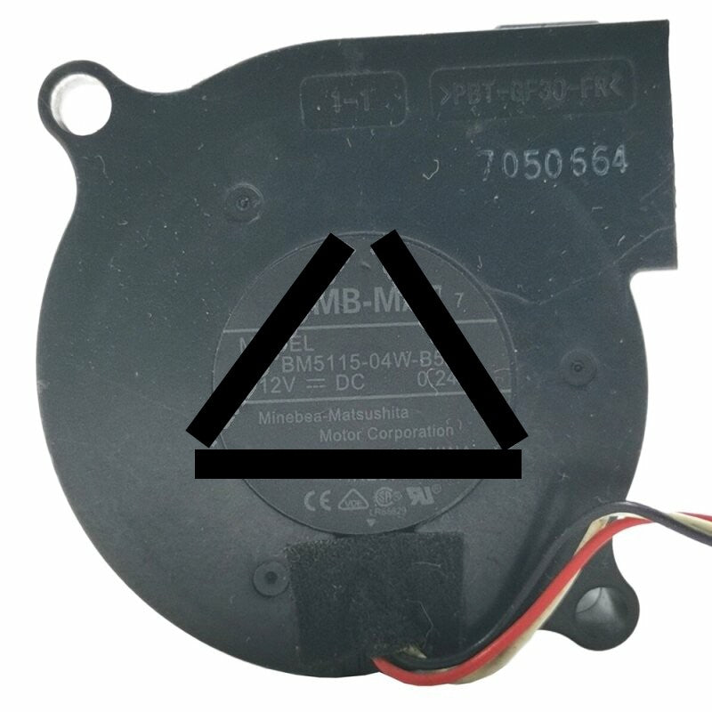 NMB-MAT BM5115-04W-B59 DC 12V 0.24A 3 Wires Blower Cooling Fan