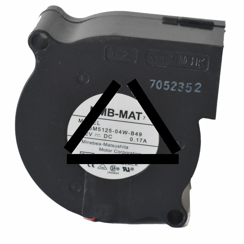 NMB-MAT BM5125-04W-B49 DC 12V 0.17A 5025 Blower Cooling Fan