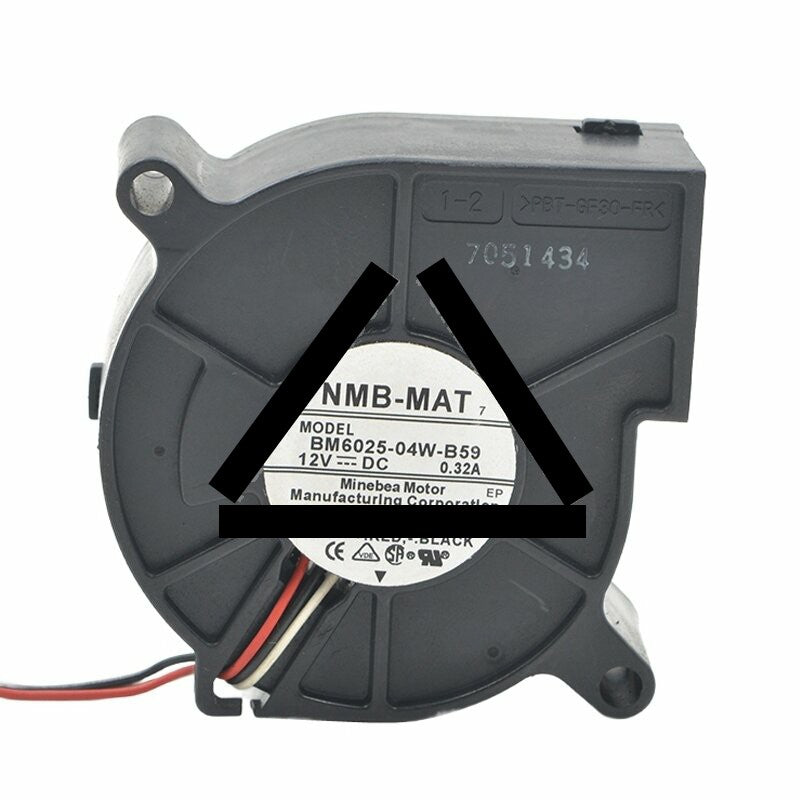 NMB-MAT BM6025-04W-B59 DC 12V 0.32A 6025 Blower Cooling Fan
