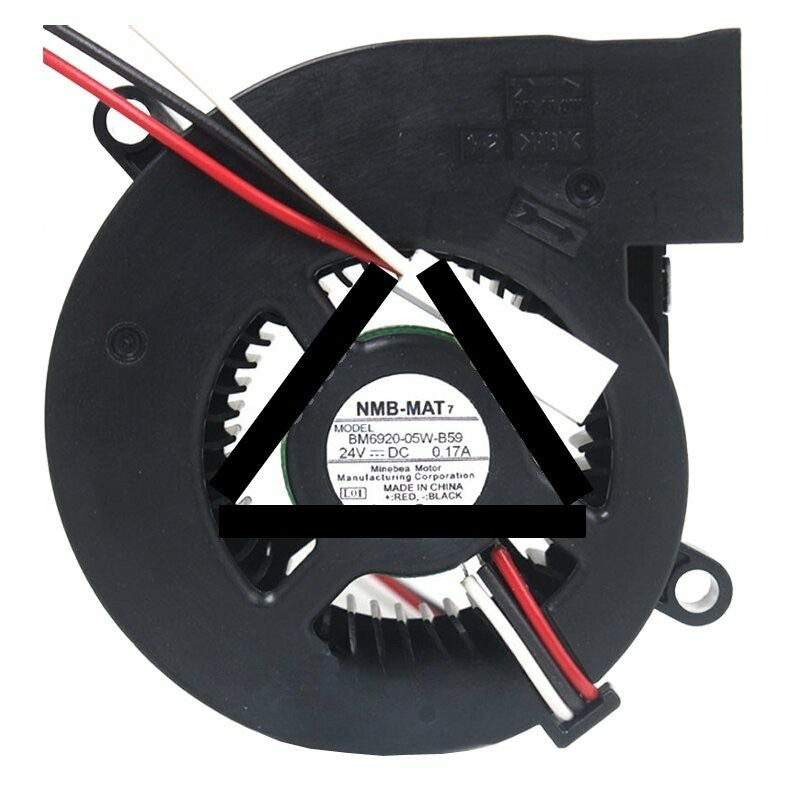 NMB-MAT BM6920-05W-B59 DC 24V 0.17A 6020 Blower Cooling Fan
