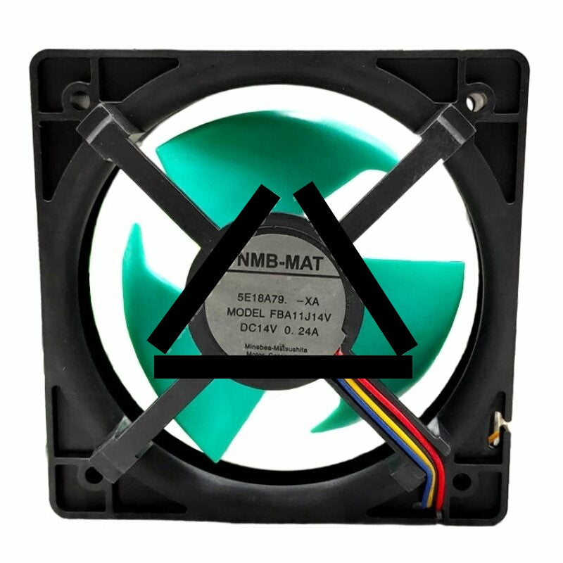 NMB-MAT FBA11J14V DC 14V 0.24A 4 Wires Axial Cooling Fan