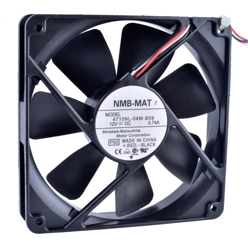 NMB-MAT7 4710NL-04W-B59 12cm 1mm 12V 0.74A large air volume cooling fan