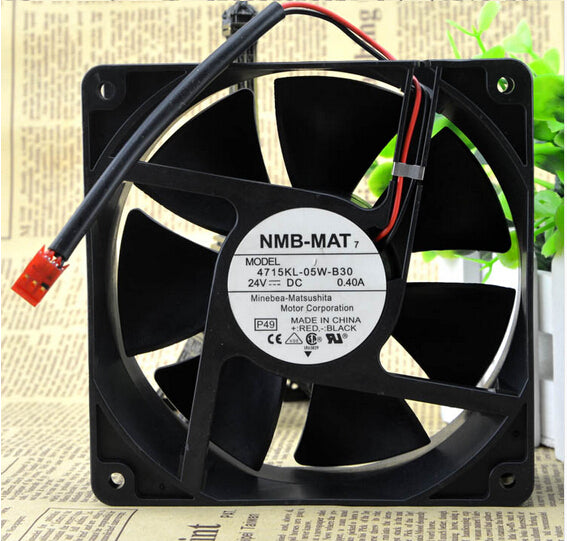 NMB-MAT7 4715KL-05W-B30 120*120*38 24V 0.4A dual ball converter fan