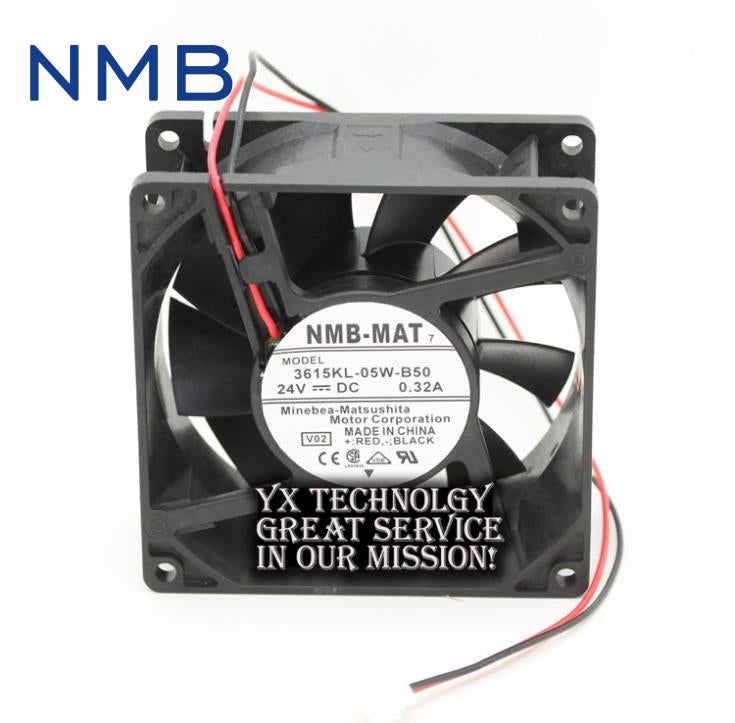 NMB new and original 90*90*38mm 3615KL-05W-B50 24V 9038 0.32A inverter ABB dedicated cooling fans 2pcs/lot