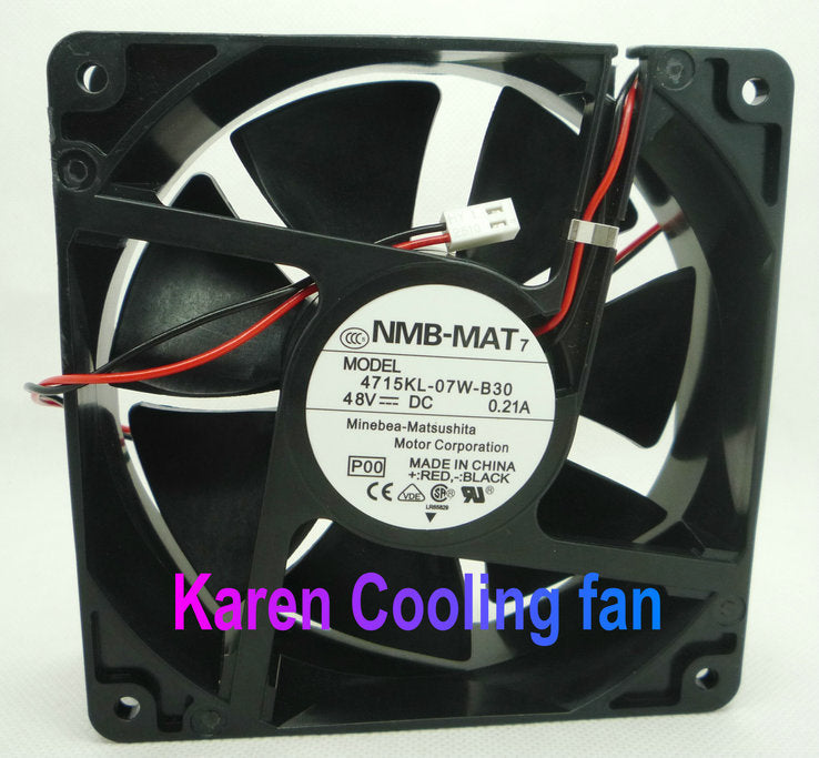 NMB New Original 12038 48V 0.21A 4715KL-07W-B30 cooling Fan