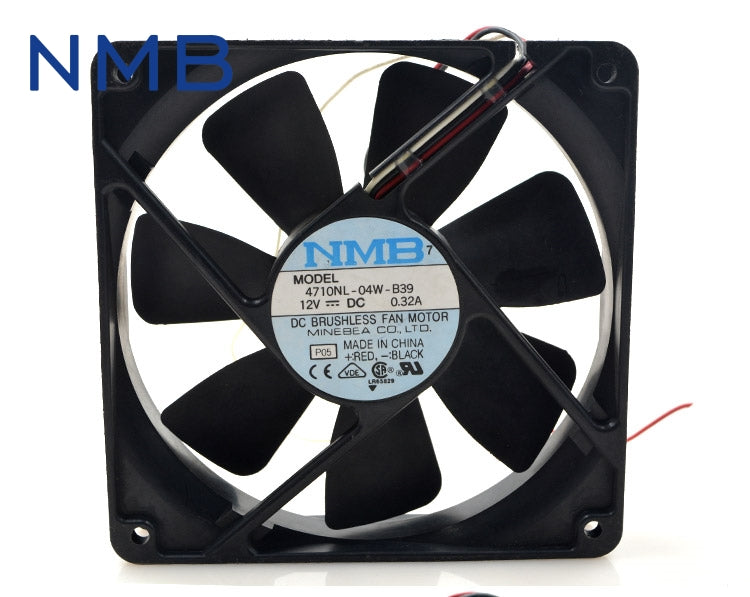 NMB original 4710NL-04W-B39 Computer Blower Cooling Axial Fan DC 12V 0.32A 12025 120*120*25mm 3800RPM