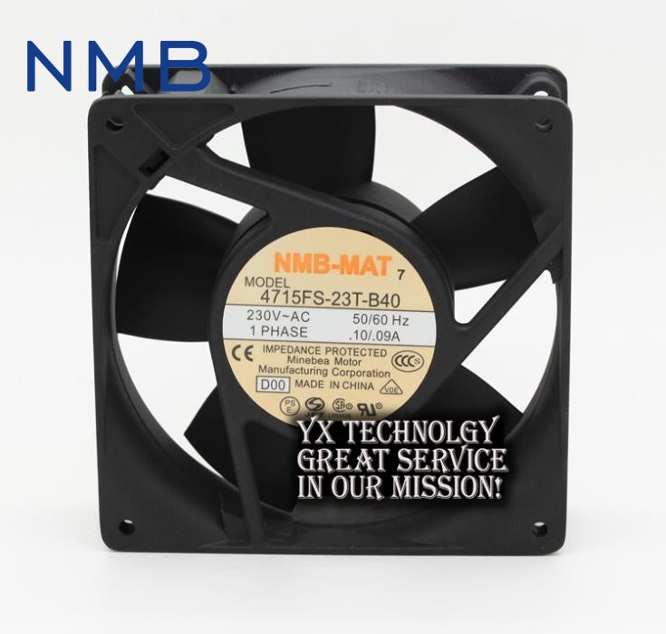 NMB The new 4715FS-23T-B40 12038 12CM 230V 0.10A / 0.09A fan 120*120*38mm