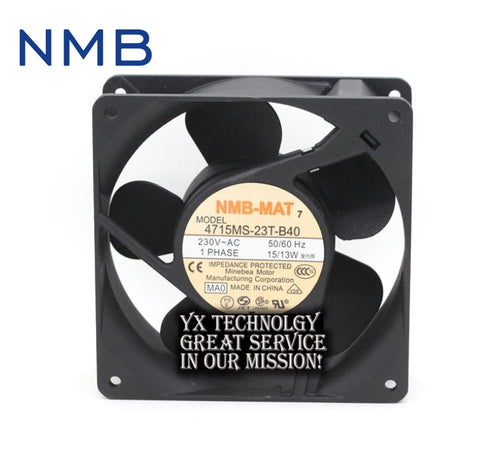 NMB The new all-metal DC fan 4715MS-23T-B40 12CM 230V 12038 cabinet fan 120*120*38mm