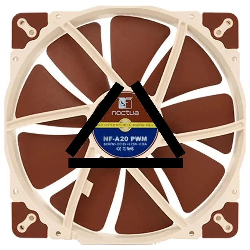 NOCTUA NF-A20 PWM 12V 0.08A 4 Wires Axial Cooling Fan