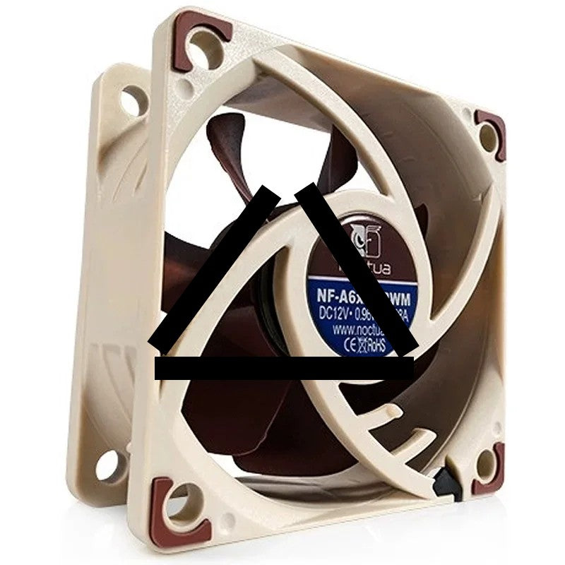 NOCTUA NF-A6x25 PWM DC 12V 0.08A 0.96W Axial Cooling Fan