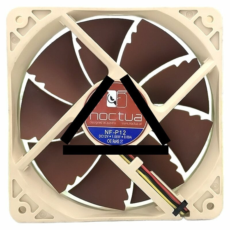NOCTUA NF-P12 DC 12V 0.09A 1.08W 3 Wires Axial Cooling Fan