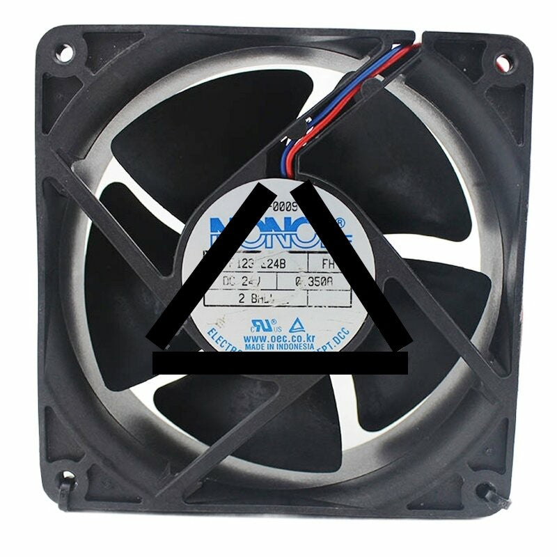 NONOI F1238L24B DC 24V 0.145A 12038  2 Ball Axial Cooling Fan