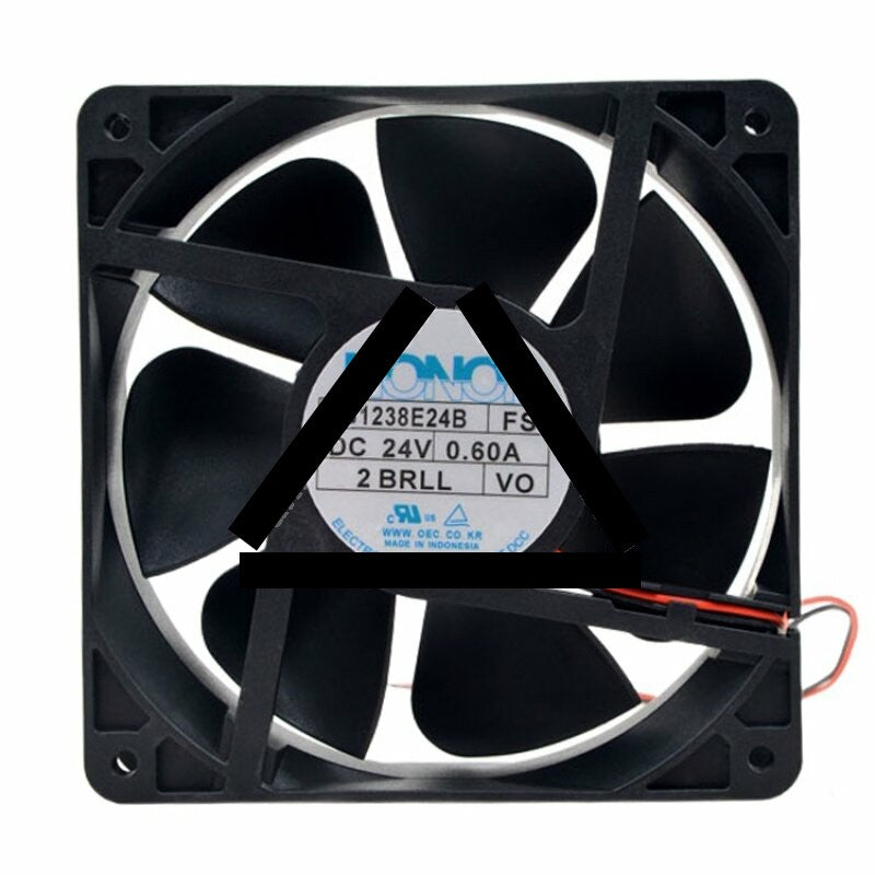 NONOI G1238E24B FS DC 24V 0.60A 12038 Axial Ball Bearing Cooling Fan