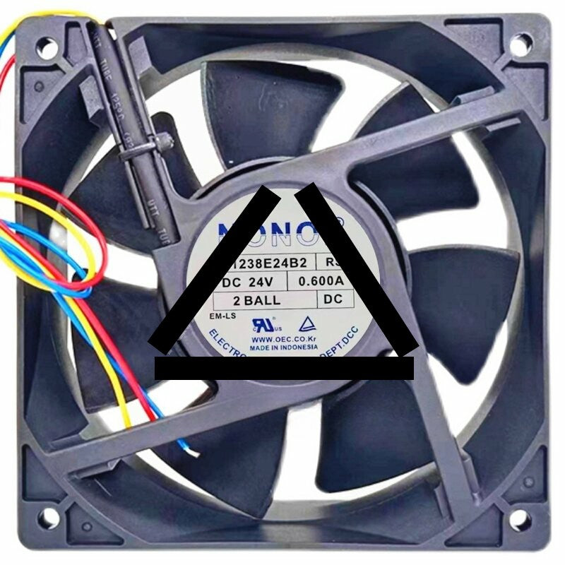 NONOI G1238E24B2 RS 24V 0.600A Ball Bearing Cooling Fan