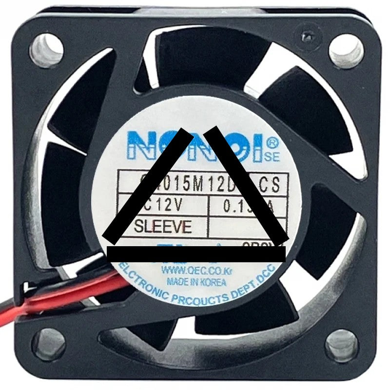NONOI G4015M12D CS 12V 0.130A 2 Wires Cooling Fan