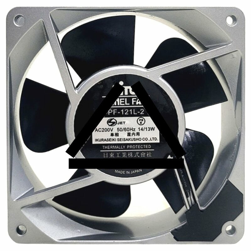 NTO PF-121L-2 FD1386UF AC 200V 14/13W Thermally Protected Axial Cooling Fan