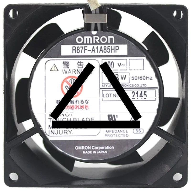 OMRON R87F-A1A85HP 100V 9/8W 2 Wires Impedance Protected Cooling Fan