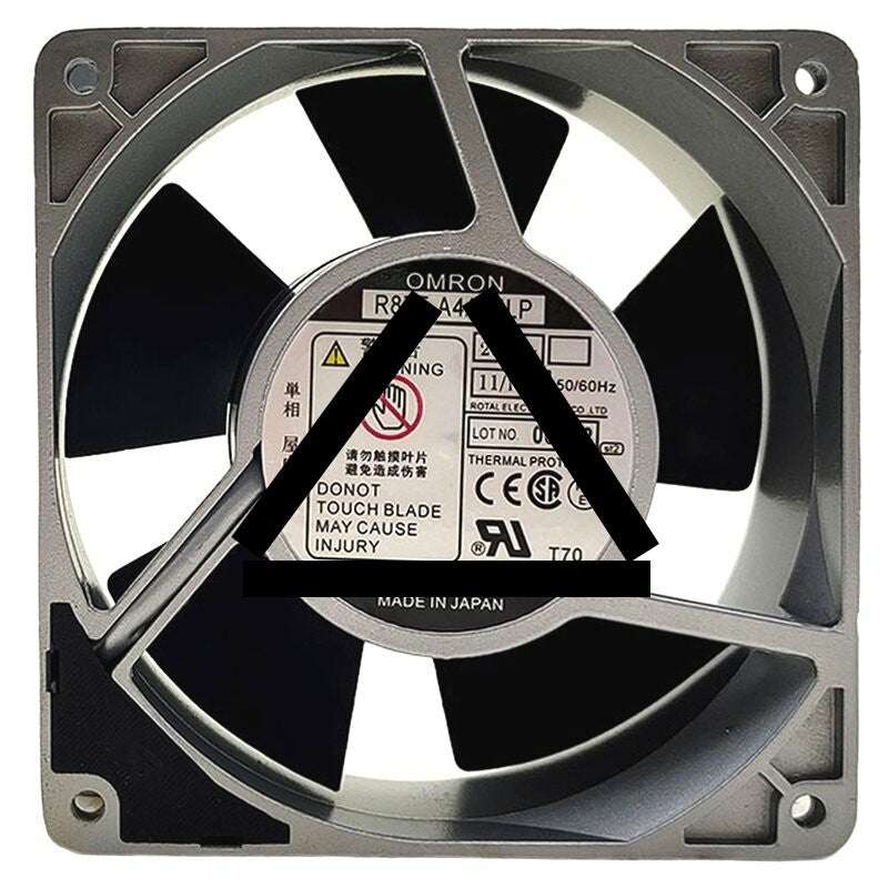 OMRON R87F-A4A15LP AC 200V 11/10W Thermal Protected Axial Cooling Fan