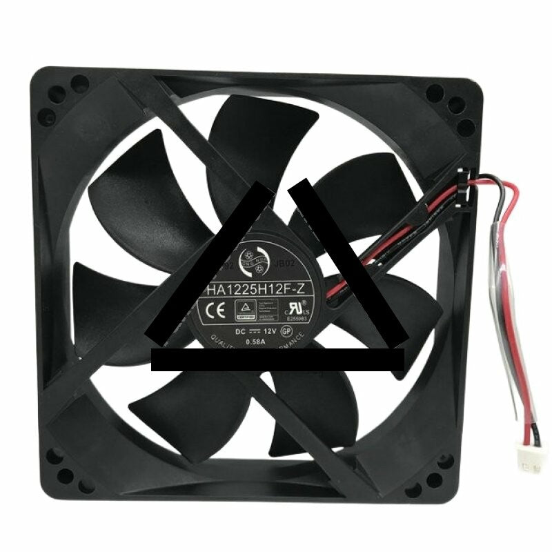 ONG HUA HA1225H12F-Z DC 12V 0.58A 2 Wires / 3 Wires / 4 Wires Axial Cooling Fan