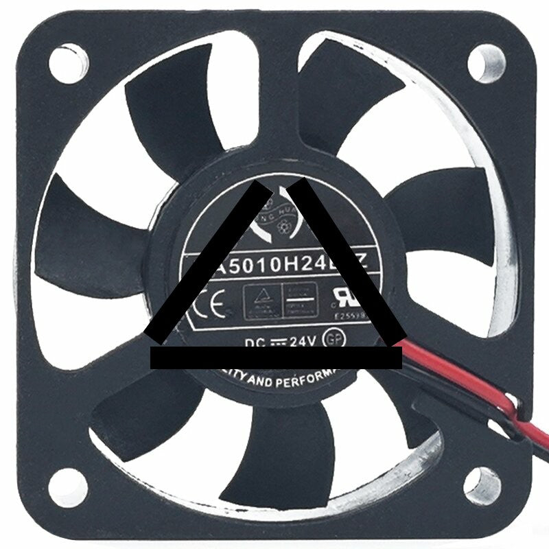 ONG HUA HA5010H24B-Z DC 24V 0.29A 2 Wires / 3 Wires Axial Cooling Fan