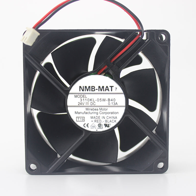 Original 3110KL-05W-B40 8025 8CM 24V 0.13A chassis inverter cooling fan