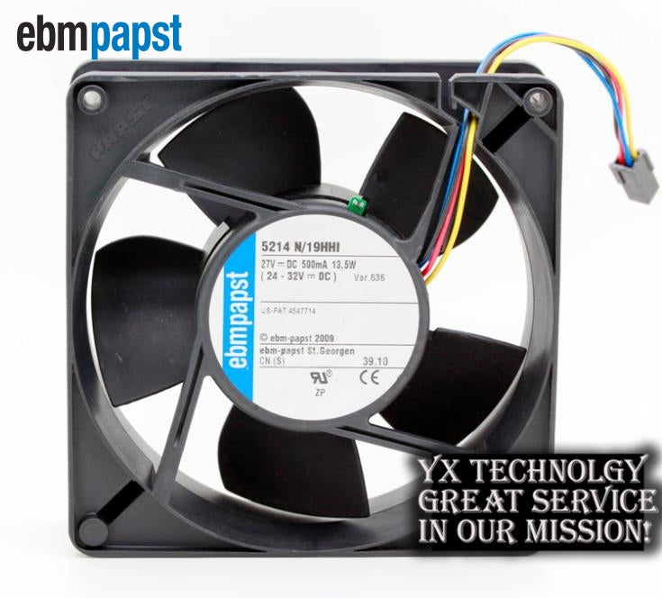 Original 5214N/19HHI 27V 13.5W 12738 inverter cooling fan