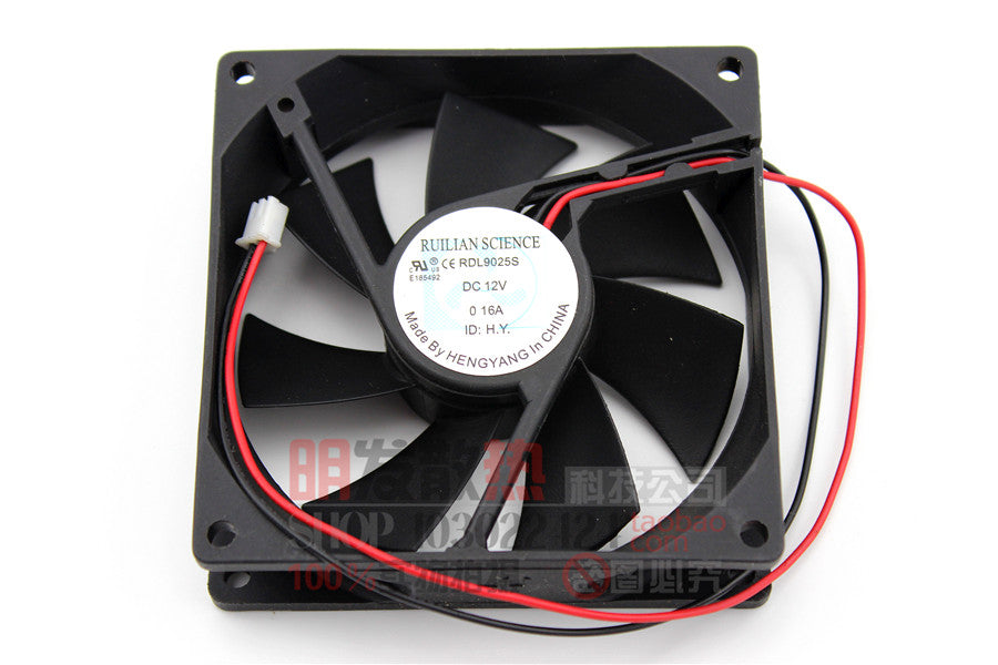 Original 9025 RDL9025S DC12V 0.16A ultra-quiet chassis power supply refrigerator fan