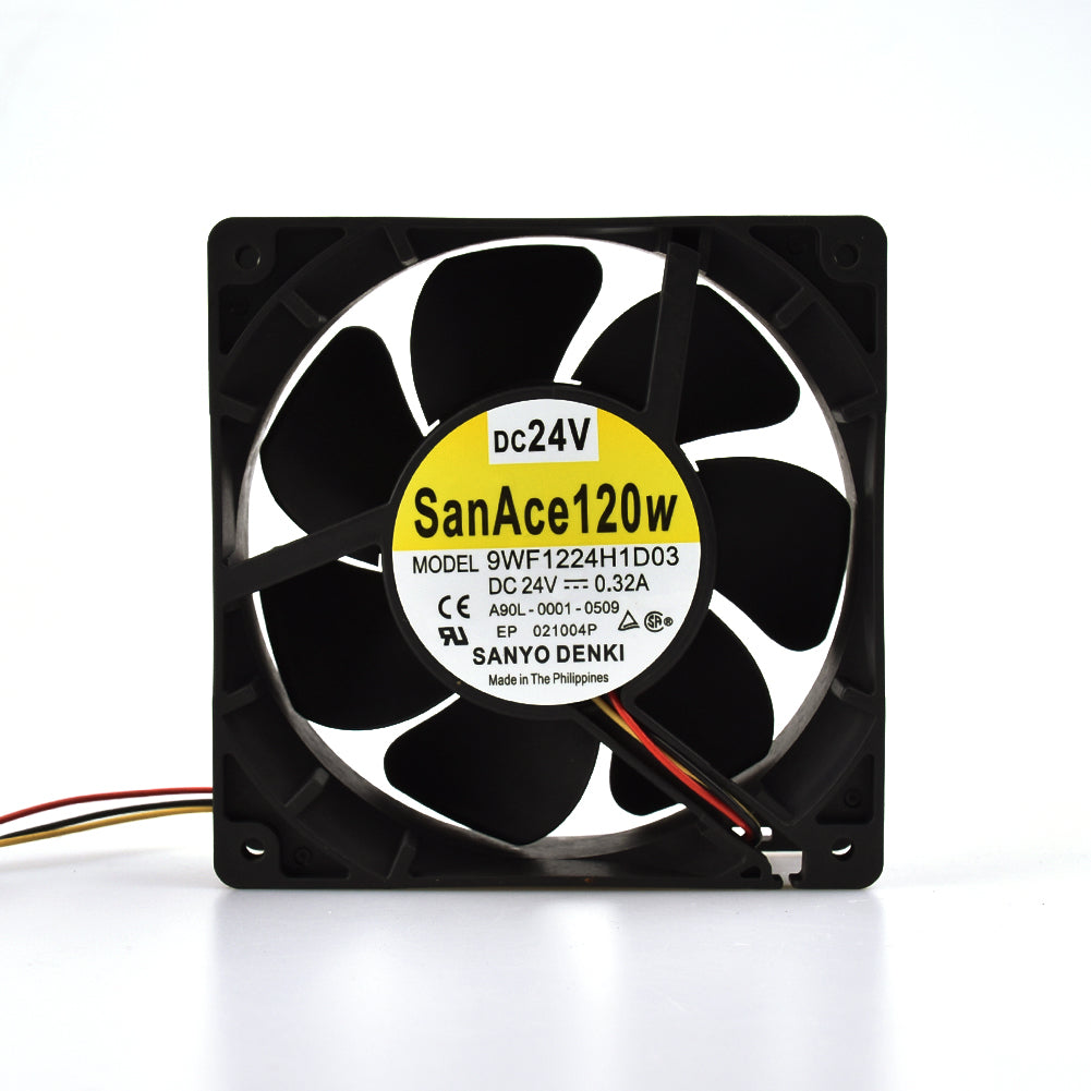 Original 9WF1224H1D03 DC24V 0.32A For Sanyo Cooling Fan 120*120*38mm